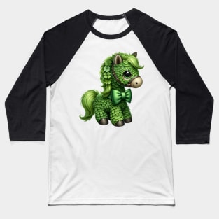 Clover Horse St Patricks Day Baseball T-Shirt